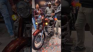 Taking Delivery  New Royal Enfield Bullet 350 Standard Maroon [upl. by Kafka]