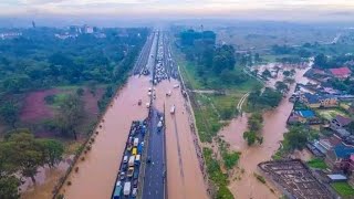 BREAKING NEWS thika rd is in a mess floods Road blocked [upl. by Barri]