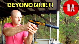 22lr Silencer full demo with sub sonic vs super sonic ammo comparison SampW MP1522 and Ruger Mk4 [upl. by Goode]