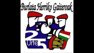 BURLATA HERRIKO GAITEROAK Burlatako jaiak 2018 ko Abuztuak 17 [upl. by Brigitta369]