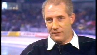 European Championships Allround Heerenveen 1990  Interview Verkerk  crowd [upl. by Delahk41]