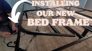 LinenSpa Adjustable Base Bed Frame  Installing REMOTE CONTROLLED BED [upl. by Enixam]