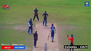 Match 9 Highlights  Colombo vs Galle  NSL 50 Over Tournament 2024 [upl. by Adnavoj]