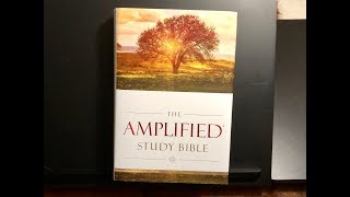 Amplified Study Bible by Zondervan Review 4K [upl. by Anytsirhc]