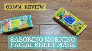 GRWM  SABORINO SHEET MASK REVIEW  ONEMINUTE MORNING SKINCARE ROUTINE 😱 [upl. by Tarkany353]