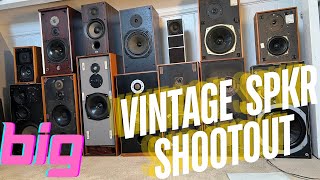 Vintage speakers from legends to unknown ranked by me [upl. by Cadmar264]