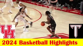 Troy vs 15 Houston Basketball Game Highlights 12 10 2024 [upl. by Dranek]