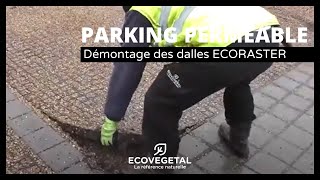 Démontage des dalles ECORASTER [upl. by Ainafetse]