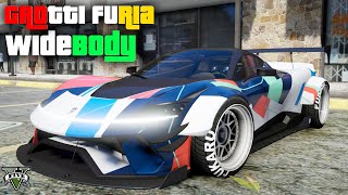 Grotti Furia WideBody  GTA 5 Lore Friendly Car Mod  Download Link [upl. by Sahpec]