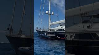 The multiaward winning 56m sail was built by Perini Navi in Italy at their Viareggio shipyard [upl. by Iramohs117]