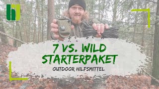 7 vs WILD STARTERPAKET  Survival Kit Paracord und Co  Hilfsmittel für Dein Outdoor Abenteuer [upl. by Noxid]