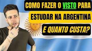 VISTO PARA ESTUDAR MEDICINA NA ARGENTINA EM 2024 [upl. by Agnes307]