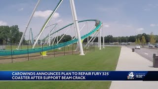 Carowinds gives update on roller coaster shutdown expected reopening [upl. by Naitsyrk510]