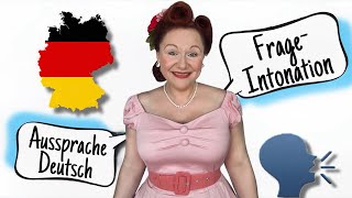 Frageintonation Prosodie im Deutschen Melodie Deutsch Aussprache German pronunciation [upl. by Ttocserp]