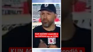 KUN AGÜERO se hartó de las CRÍTICAS por su COPA POTRERO 🤬 Argentina Futbol FutbolArgentino [upl. by Divaj]