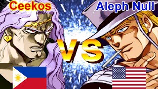 JoJos Bizarre Adventure  Ceekos vs Aleph Null [upl. by Aleacin974]