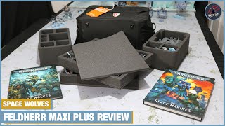 HOW TO SAFELY TRANSPORT YOUR MINIATURES  Feldherr Maxi Plus Space Marines Review  Foam Army Cases [upl. by Nnairet]