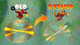 Sun Revamp VS OLD Skill Effects amp Animation [upl. by Nnylecyoj602]