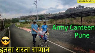 Pune Army Canteen Vlog  CSD Canteen Pune Dehu Road  Heavy Discount Shopping Vlog [upl. by Eiggep250]