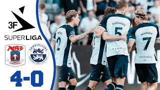 Aarhus AGF  Sønderjyske Fodbold 40 3F Superliga Highlights [upl. by Liba]