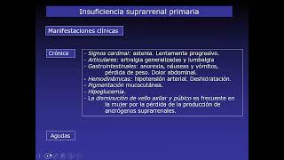 UT16  Clase 2 Hipofunción suprarrenal Dra Ludueña [upl. by Esch]