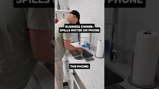 Great another lead from water droplets 💦📱 When a business owner spills water on their phone [upl. by Joyce]