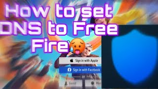 How to set DNS to Free Fire  FREE FIRE [upl. by Herstein553]