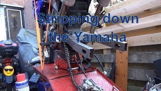 Yamaha XT660R rebuild series Day 01  Stripping Her Down [upl. by Sane]