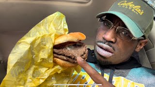 WHATABURGER 🍔Review Bacon Blaze Jalapeño Double [upl. by Zitah]