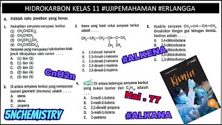 Pembahasan Soal Uji Pemahaman Senyawa Hidrokarbon  ERLANGGA [upl. by Imled]