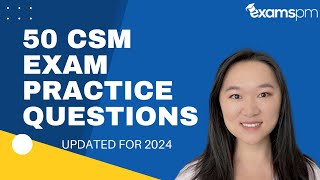 50 CSM Exam Practice Questions  Updated For 2024 [upl. by Mcgee599]