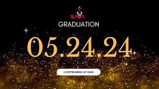 10am  SAVA High School Spring 2024 Graduation Live Stream [upl. by Nidnarb622]