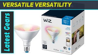 Smart Lighting Revolution WiZ 120W PAR38 LED Bulb Review [upl. by Eveleen]