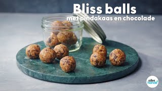 Gezonde snack bliss balls met pindakaas en chocolade – Recept – Allerhande [upl. by Kenneth]