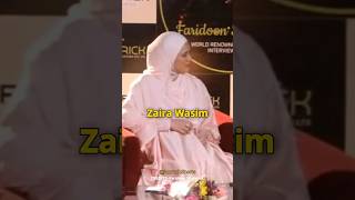 Sana khan talks about Zaira Waseem😱 shorts podcast sanakhan FtFaridoonShahryar [upl. by Nanam]