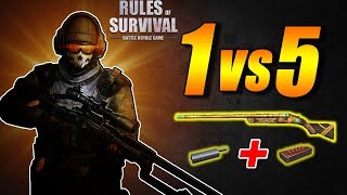 ROS  1 VS 5 🔥🔥 20 Kills Solo VS Fireteam  Game Play  EP113 [upl. by Afas719]