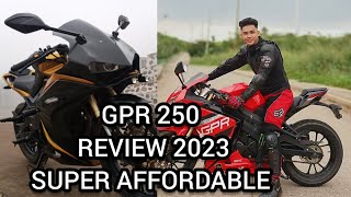 GPR 250 REVIEW 2023 PINAKA MURANG BIG BIKE SA MARKET [upl. by Hanala]