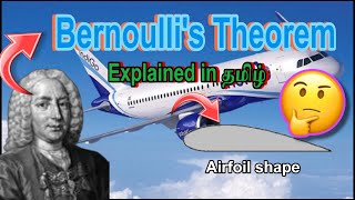 Bernoullis Principle  Explained in Tamil  Airfoil Shape  Indigo [upl. by Imuya]