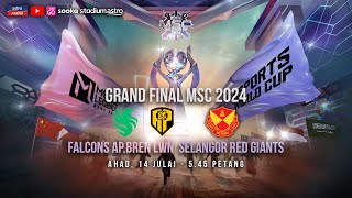 GRAND FINAL MLBB Mid Season Cup 2024  FALCONS APBREN LWN SRG [upl. by Annadiane125]