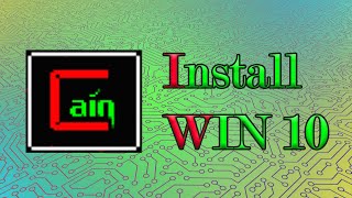 Install Cain and Abel on Windows 10 EASY [upl. by Oettam113]