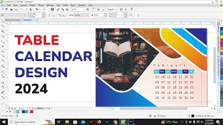 How To Create Table Calendar 2024 in CorelDraw  Quick amp Easy Step Wise [upl. by Liederman]