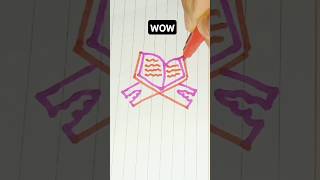 Mashallah Quran book drowing art shorts quran foryou diy [upl. by Dene153]