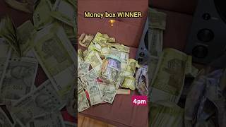 Money box Winner Update Money moneybox moneyboxchallenge treasure moneyboxwinner viral game [upl. by Enaud770]