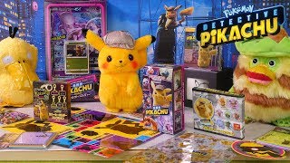 Detective Pikachu Movie Merchandise  Pokemon Unboxing Video [upl. by Leanahtan]