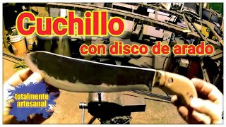 DIY Fabricando un CUCHILLO con DISCO de arado [upl. by Assirim165]