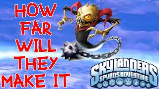 How far can Ghost Roaster make it in Skylanders Spyros Adventure [upl. by Ellekcim743]