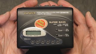 How To Make Money Repairing Ventage Cassette Players and Walkmans Changing the Belt on AIWA TX610 [upl. by Akenom]