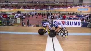 VOGEL  JAMES  Womens Sprint Gold Final 2nd Race  2013 UCI World Track Championships Minsk [upl. by Ramberg]