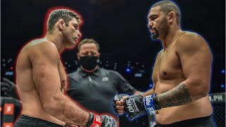 Heavyweight BRAWL 😵🤯 Kickboxing Champion vs BJJ Legend [upl. by Irami]