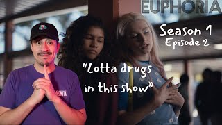 Euphoria 1X2 quotStuntin Like My Daddyquot Mancers reaction [upl. by Hanae163]